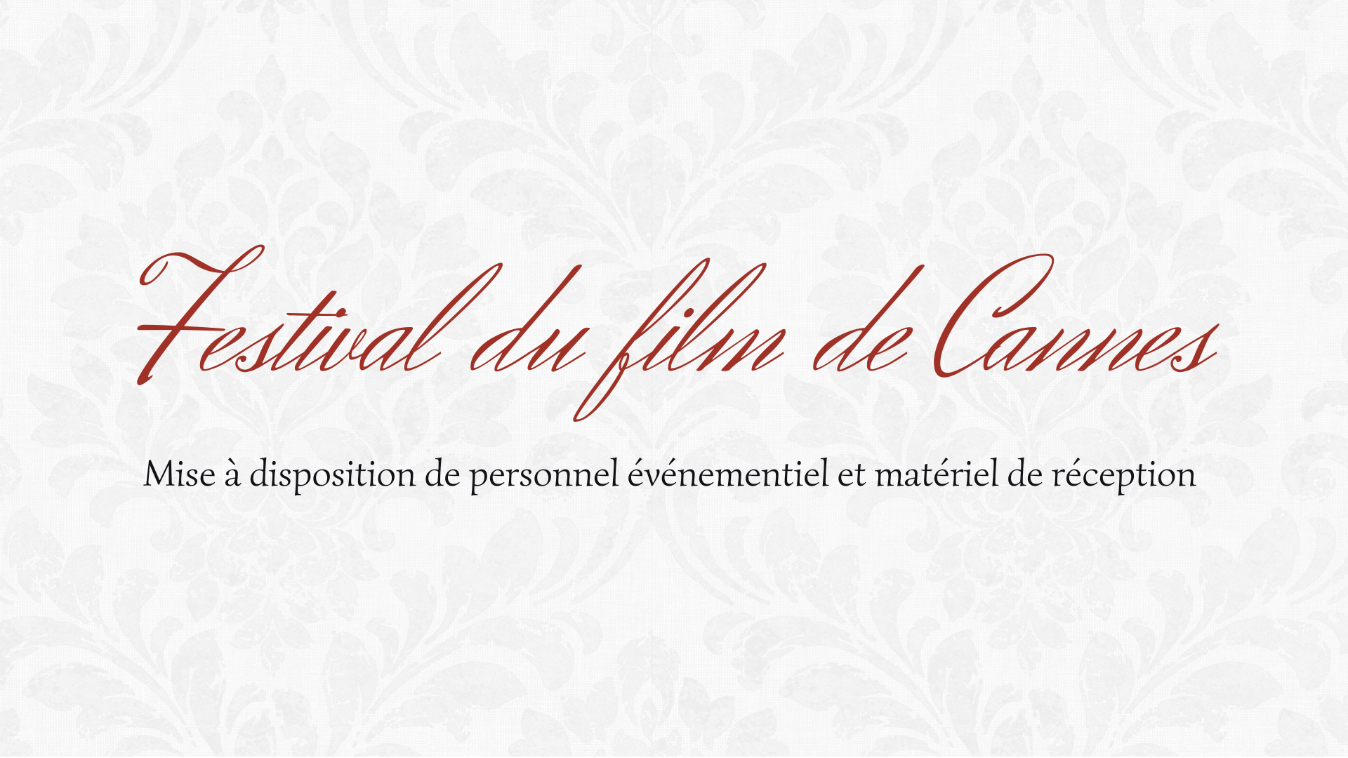 1 festival du film intro